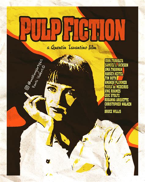 Pulp Fiction Poster Behance