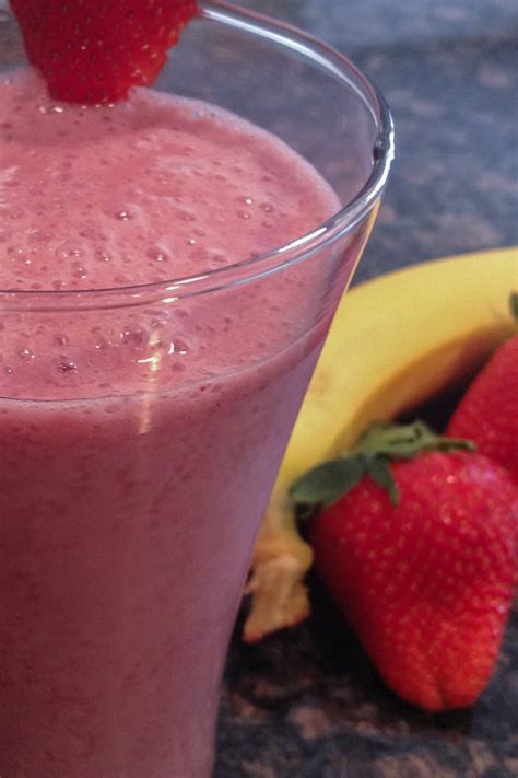 Strawberry Banana Protein Shake Recipe The Protein Chef