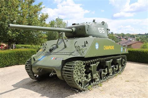 M4a3 Sherman Tank Champagne Ville Sur Illon