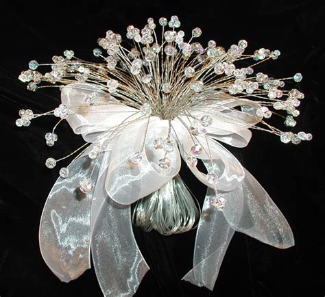 Crystal Bouquet Swarovski Crystal Wedding Bouquets Boutonnieres