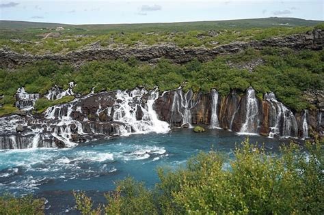 Hraunfossar Lava Waterfalls Iceland Photos Visit Tips