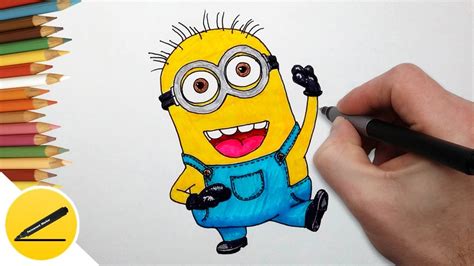 See more ideas about canvas painting, art painting, easy paintings. How to Draw Minion step by step easy - Art for Kids - YouTube