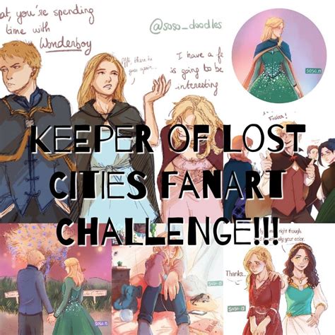 Keeper Of The Lost Cities Fanart Challenge Lost City Fan Art Book Humor