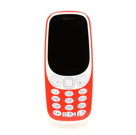 Мобильный телефон Nokia 3310 2017 Dual Sim Warm Red A00028102