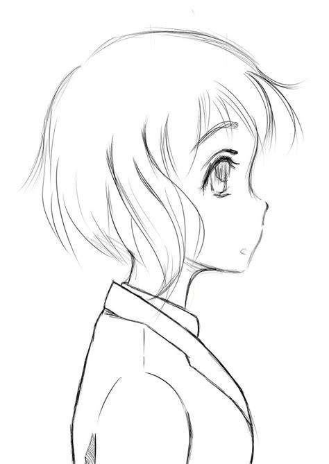 Side View Clothes Drawing Anime How To Draw An Anime Girl From The