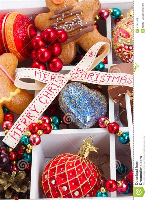 Merry Christmas Decorations Stock Image Image Of Celebration Party
