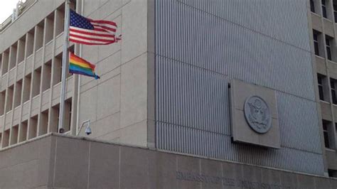 gay pride flag hoisted above us embassy in israel fox news