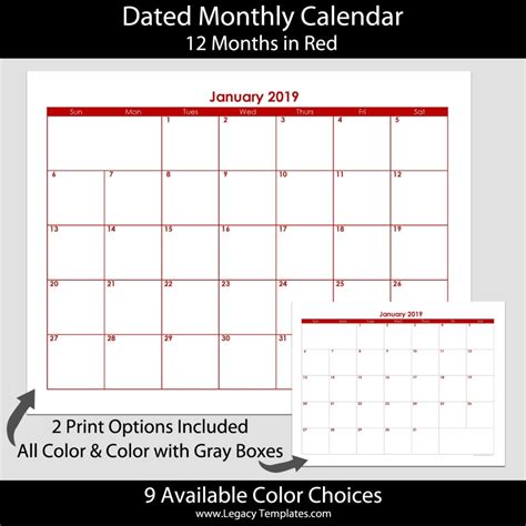 Remarkable 85 X 11 Calendar Print • Printable Blank Calendar Template