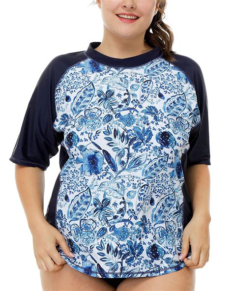 Cheap Plus Size Swim Shirt With Sleeves Find Plus Size Swim Shirt With