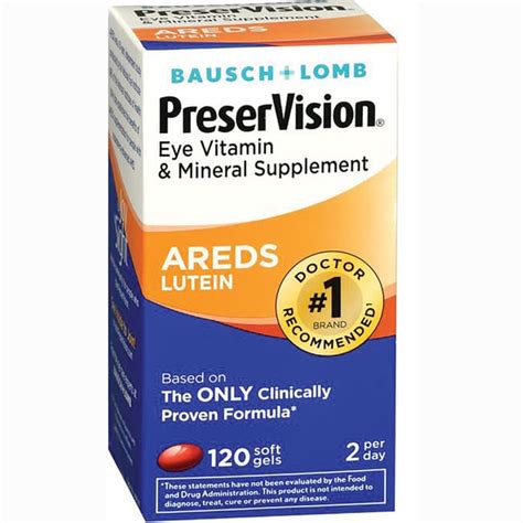 Bausch Lomb Preservision Areds Lutein Sgels Swanson Health Products