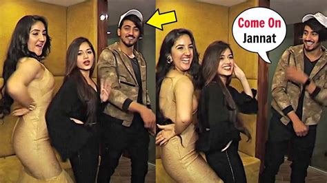 Jannat Zubair Dance With Faisu At Ashnoor Kaur New Song Swag Salamat Launch Youtube