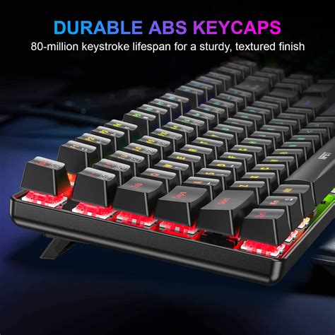 Buy Npet K81 Tkl Mechanical Gaming Keyboard Blue Mechanical Switches