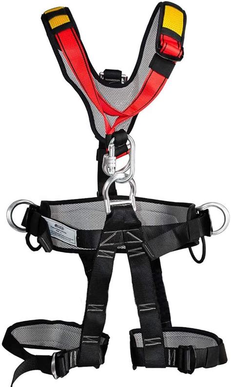 Newdoar Climbing Harness Full Body Safe Seat Belts For Mountaineering