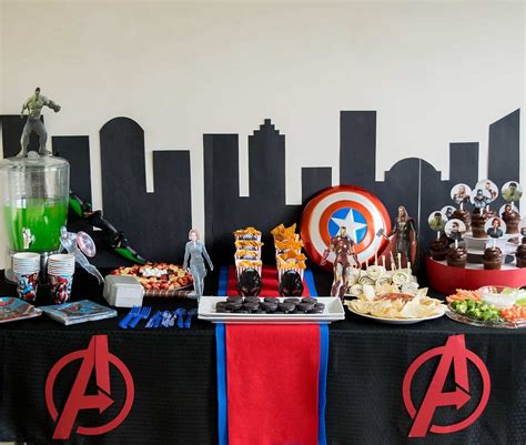 Avengers Birthday Party Food Ideas 21 Avengers Birthday Party Ideas