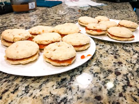 Guava Shortbread Sandwich Cookies Pimento And Prose