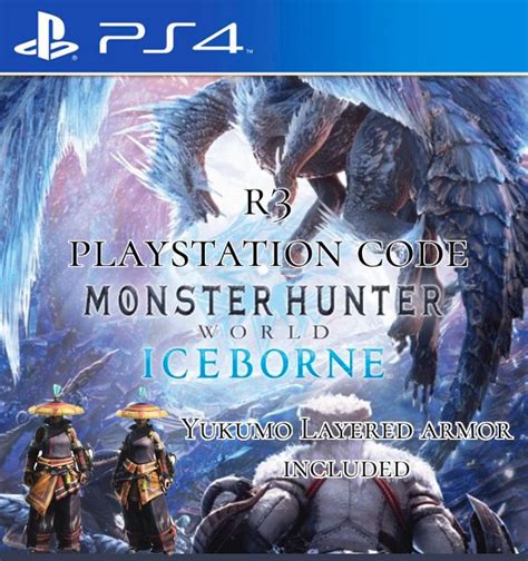 Code Only Monster Hunter World Iceborne R3 Includes Deluxe Upgrade And Yukumo Layered Armor