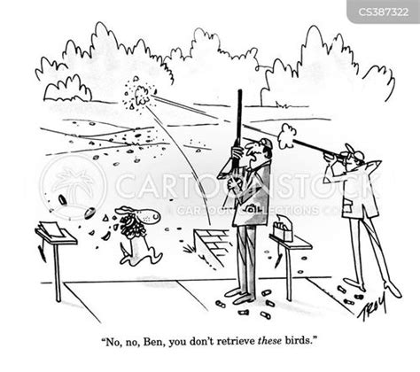 Clay Pigeon Shooting Cartoons And Comics Funny Pictures From Cartoonstock