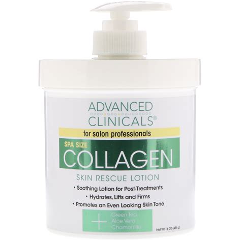 Advanced Clinicals Collagen Skin Rescue Lotion 16 Oz 454 G Iherb