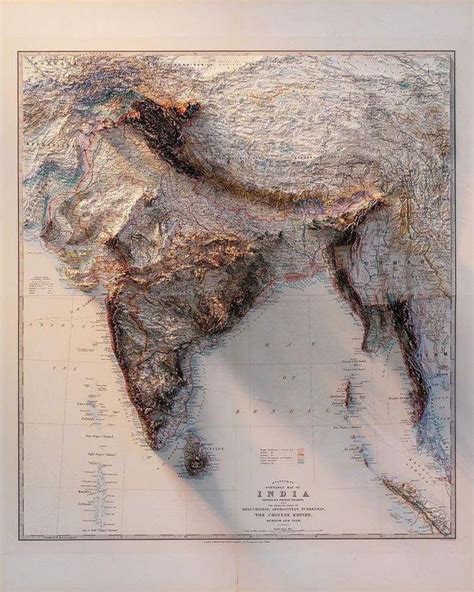 Topographic Map Of India Awesome India Map World Geography Map