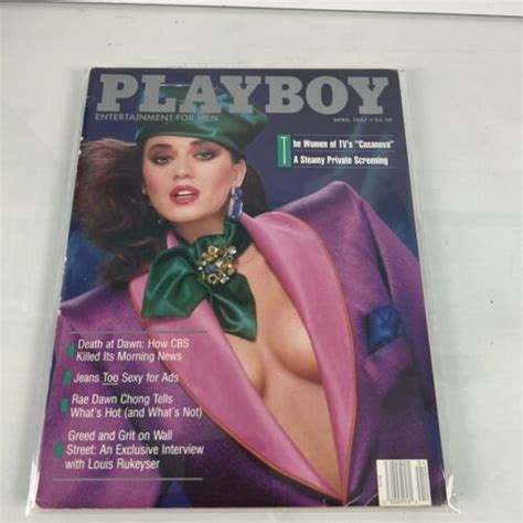 Playboy April Anna Clark Ava Fabian Louis Rukeyser Raedawnchong