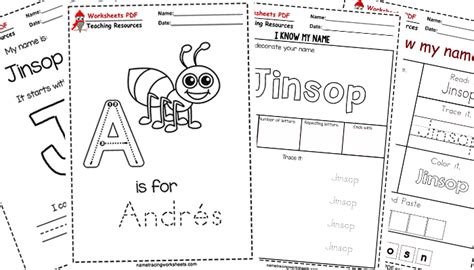 Dot To Dot Name Tracing Worksheets Worksheets For Kindergarten