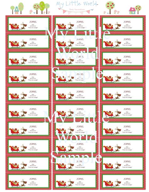 Free Printable Christmas Address Labels Avery Free Printable