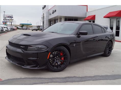 Ultra Rare New 2016 Dodge Charger Hellcat Pitch Black W Carbon Stripes