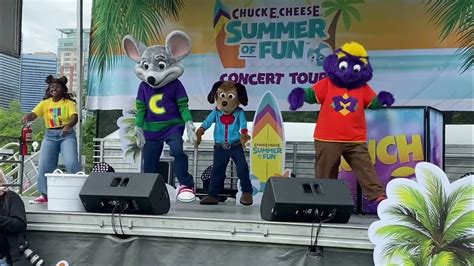 Chuck E Cheese Summer Of Fun Concert Tour 2022 Chicago Birthday