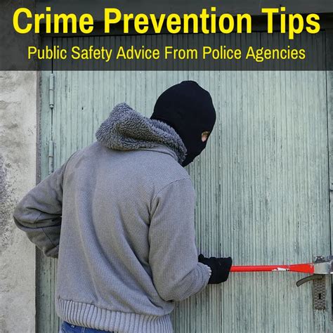 Crime Prevention Tips Public Safety Advice From Police Agencies
