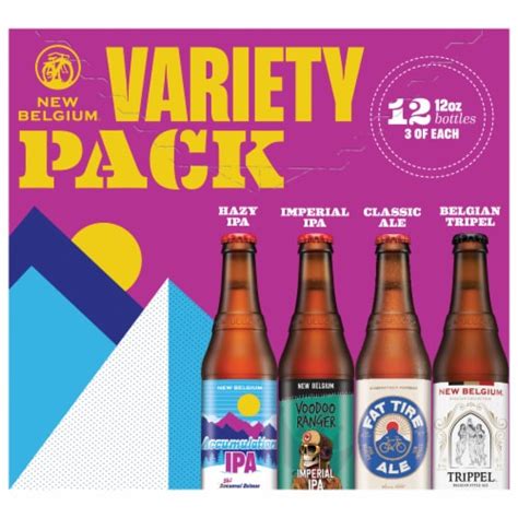 New Belgium Variety Pack Beer 12 Bottles 12 Fl Oz Kroger