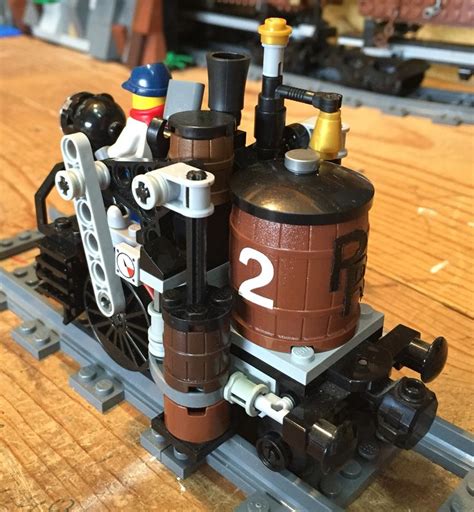 Lego Steampunk Shunter Locomotive Lego Trains Lego Creations Lego
