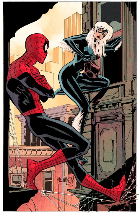 Fancy Meeting You Here Darling Spider Man And Black Cat • Gleb