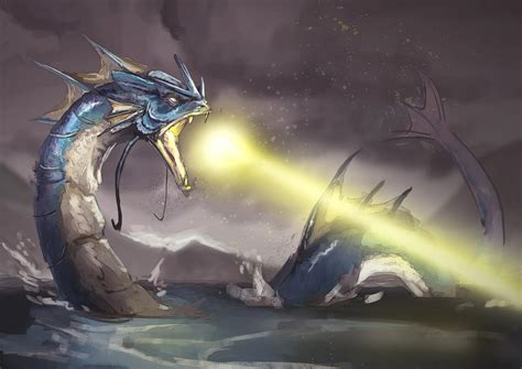 Gyarados Uses Hyper Beam By Jeffchendesigns On Deviantart