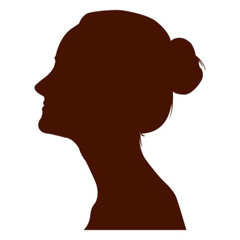 Female Side Profile Silhouette At Getdrawings Free Download