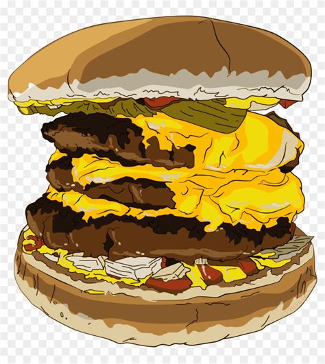 Medium Image Cheeseburger Clip Art Hd Png Download 745x800