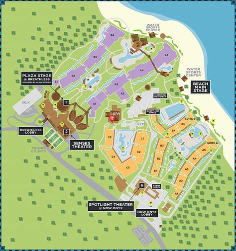 Now Onyx Punta Cana Resort Map