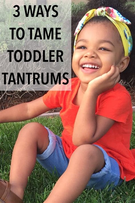 3 Ways to Tame Toddler Tantrums • | Tantrums toddler ...