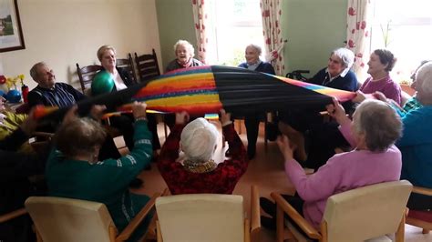 80 top games for seniors and the elderly: Parachute Older Adults - YouTube