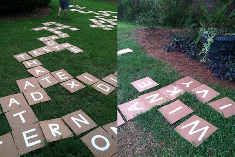 Diy Yard Games Huge Scrabble Inhabitots