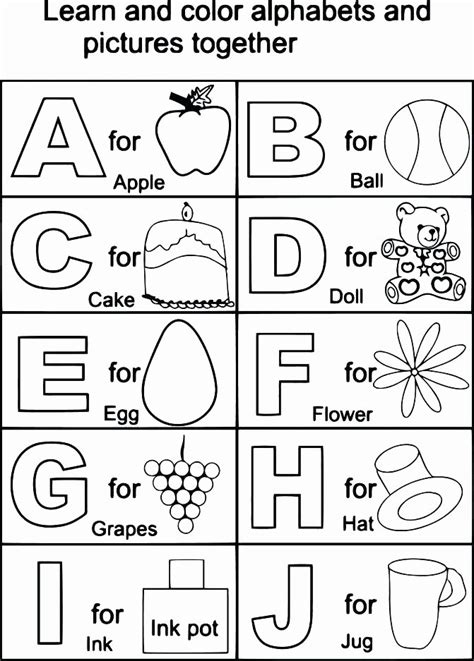 Coloring Pages Alphabet Coloring Sheets A Z