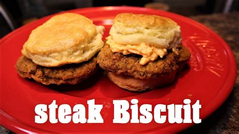 Easy Steak Biscuit W Pimento 🧀 Youtube