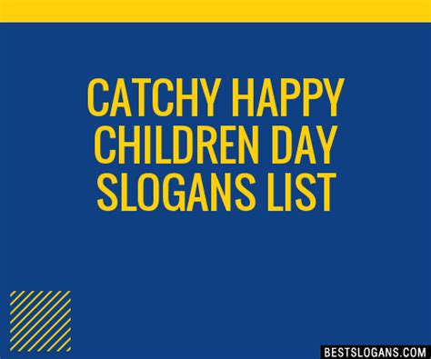 100 Catchy Happy Children Day Slogans 2024 Generator Phrases