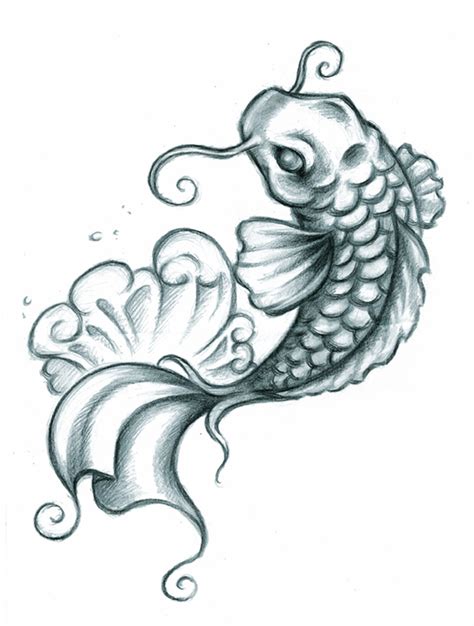Koi Tattoo Drawings Koi Fish Tattoo