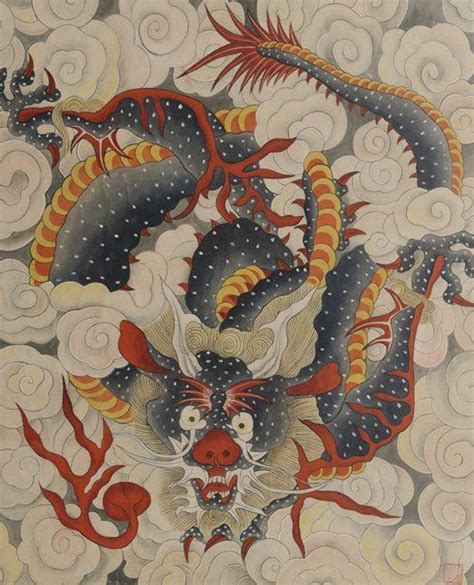 용龍 그림은 Korean Art Ancient Korean Art Chinese Dragon Art