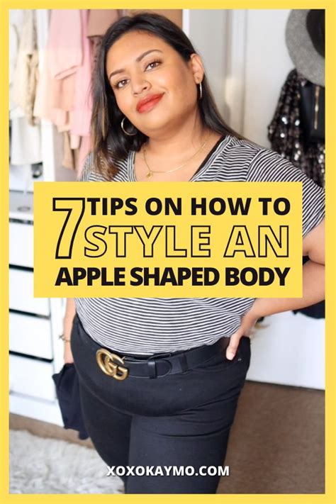 How To Dress An Apple Shaped Body Xoxokaymo Apple Body Shapes Apple Body Shape Fashion