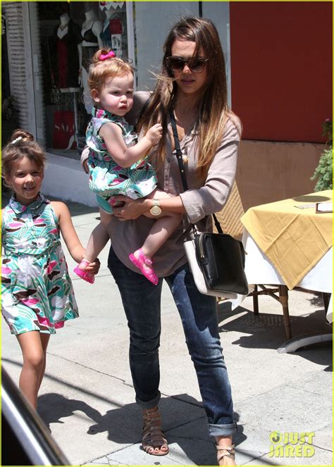 Jessica Alba Honor And Haven Wear Matching Outfits Photo 2923197 Cash Warren Celebrity