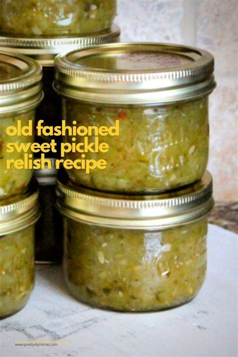 sweet pickle relish recipe pretty diy home