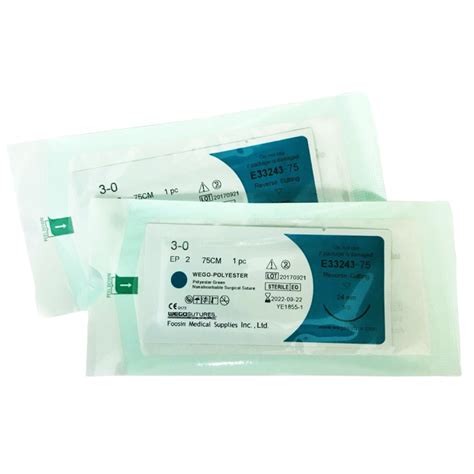 Polyester Suture Nonabsorbable Suture Surgical Suture