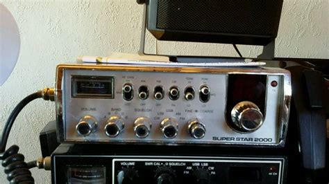 Superstar 2000 5x40 Channel Amfmssb Cb Radio From 1980s In
