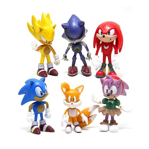 Buy Zyao 236 In Super Sonic Figure Set 6pcs Classic Tails Amy Rose